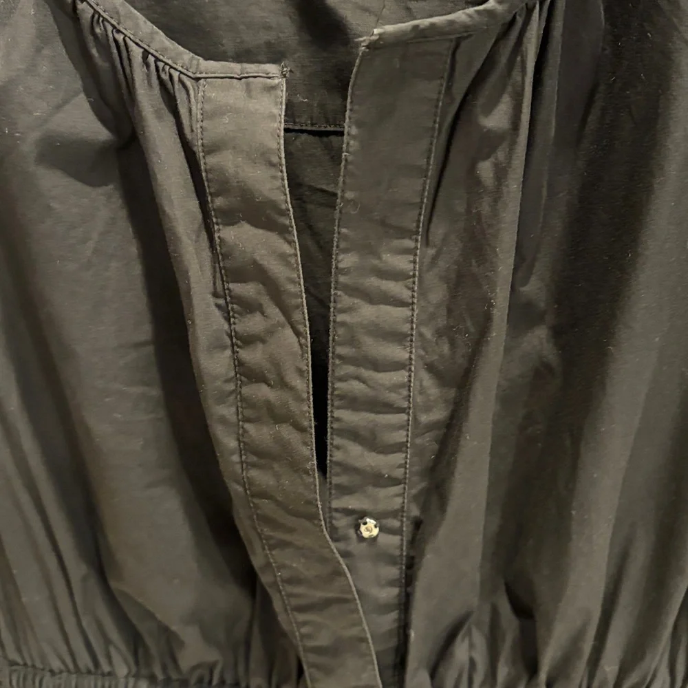Quince 100% Organic Cotton Poplin Tiered Mini Dress (Size Small) - Picture 4 of 5